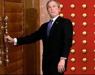 bush-idiot_door_locked