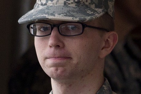 Bradley Manning in military uniform