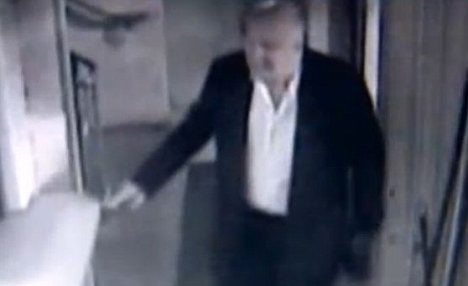 Security camera footage showing John Wheeler appearing disoriented at Delaware parking garage days before his death
