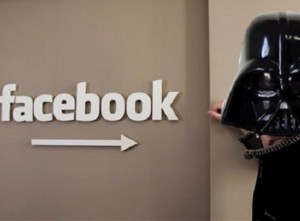 Shadowy figure representing Facebook content moderation concerns