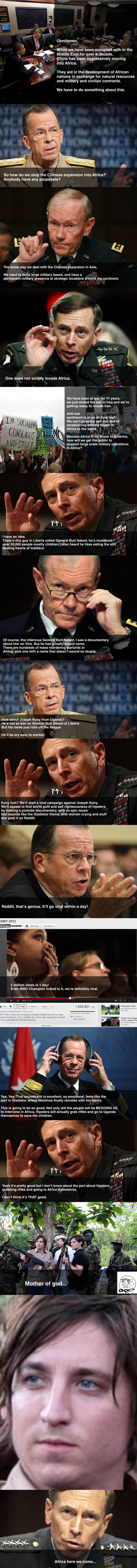 Department of Defense document outlining Pentagon strategic planning for African operations