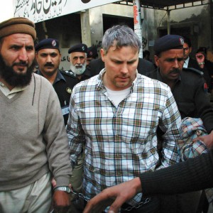 Raymond Davis being escorted to court by Pakistani authorities after the Lahore shooting