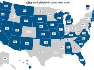 Map of US Police Departments’ Policies on Tracking Cell-Phone Use Without a Warrant