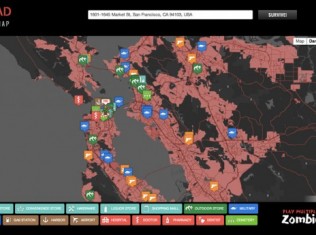 Zombie Survival Maps Show Danger Zones, Armories and Food Sources for Entire U.S.