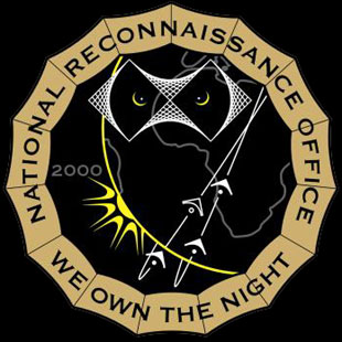 National Reconnaissance Office mission patch with the text We Own the Night