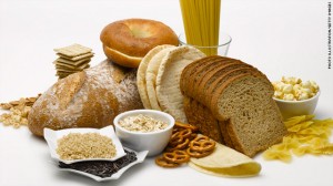 Common foods containing gluten including bread pasta and baked goods