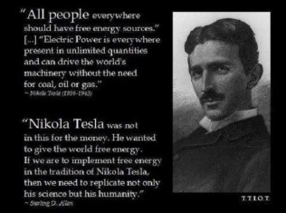 Nikola Tesla: All People Everywhere Should Have Free Energy Sources