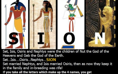 Zionist Origins & Symbolism: Set, Isis, Osiris & Nephtys