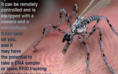 Micro-Drone: Mosquito Cyborg Spy with On-Board RFID NanoTech