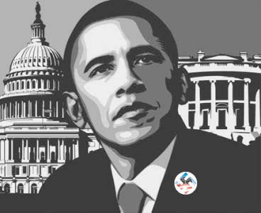 Political cartoon depicting indefinite detention under NDAA and drone warfare