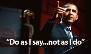 President Obama signing executive actions on gun safety measures in January 2013