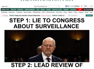 President Appoints Top Spy Who Lied to Congress to Lead Review of Surveillance Programs