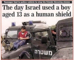 Israel-using-human-shield-boy