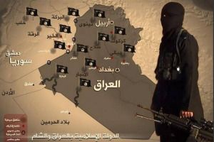 Graphic depicting alleged connections between ISIS and Western intelligence agencies