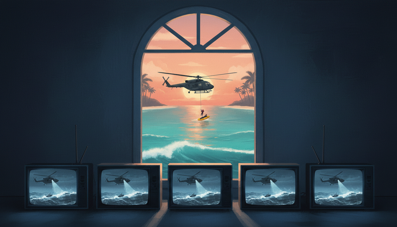 media war narrative Iran rescue