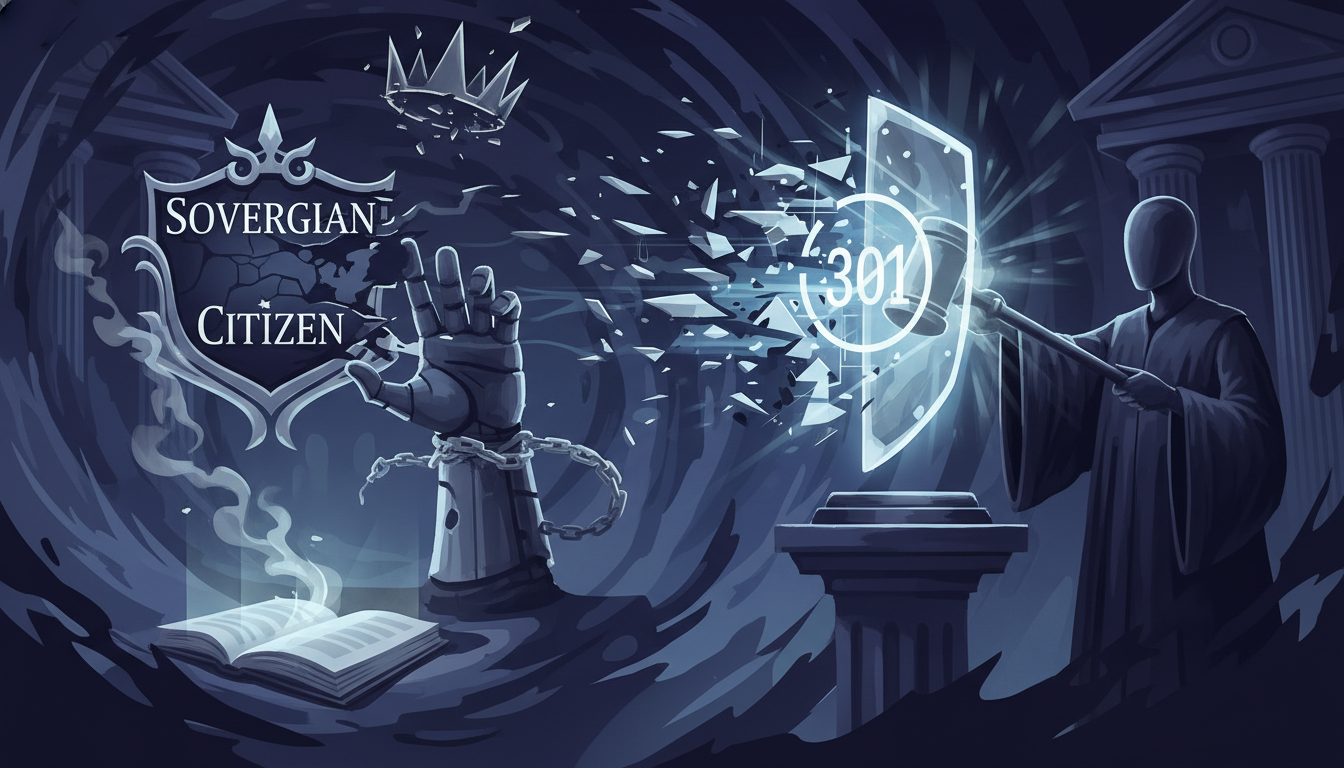 sovereign citizen rule of evidence 301