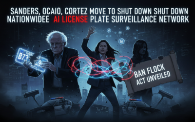Ban Flock Act Unveiled: Sanders, Ocasio-Cortez Move to Shut Down Nationwide AI License Plate Surveillance Network