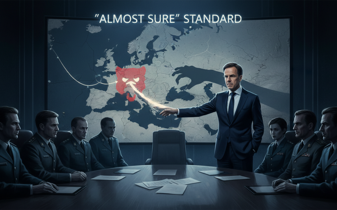 Mark Rutte Tells NATO Allies to Blame Russia Even Without Proof: The ‘Almost Sure’ Standard